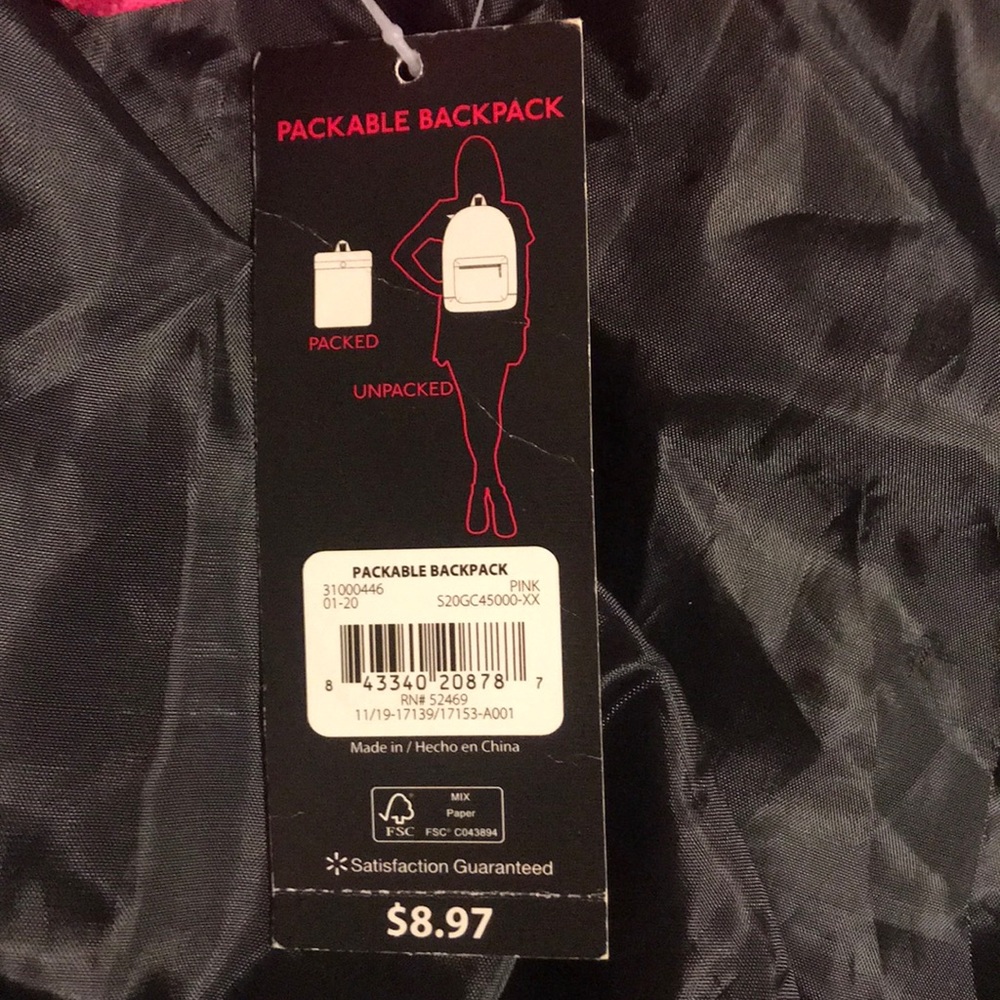 Packable Backpack/ Notebook Bundle - Picture 3 of 16